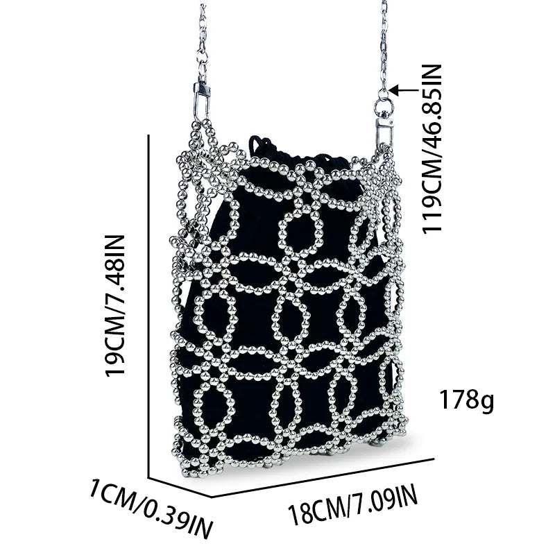 Handmade Beaded Style Versatile Shoulder Bag