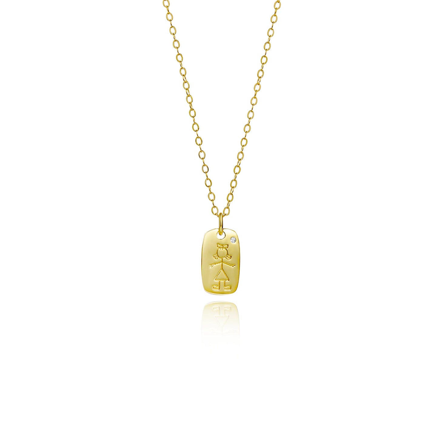 925 Sterling Silver Gold Necklace Jewels
