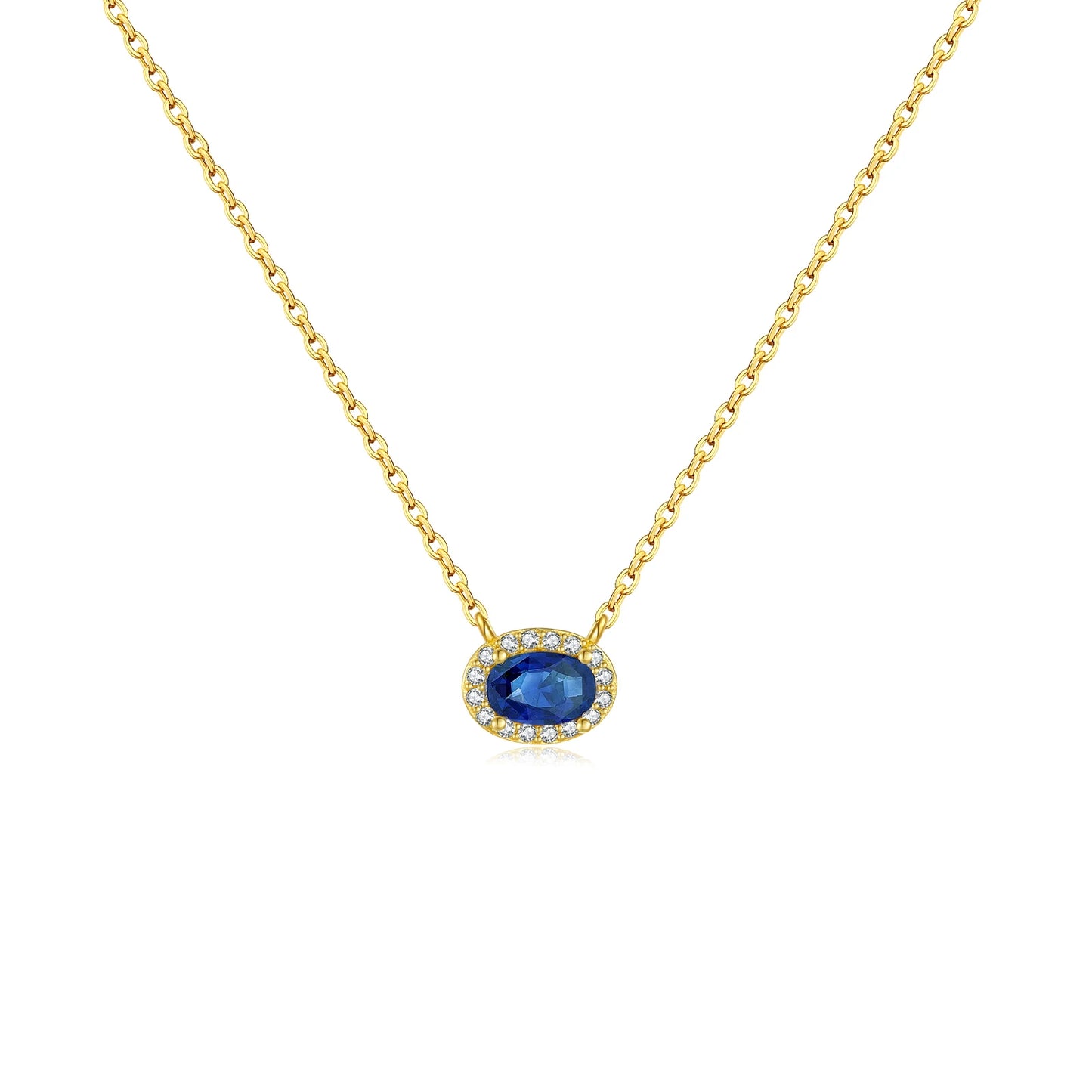 New 925 Sterling Silver Blue Red Zircon Oval
