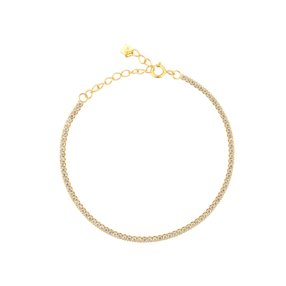 925 Sterling Silver Tennis Zircon