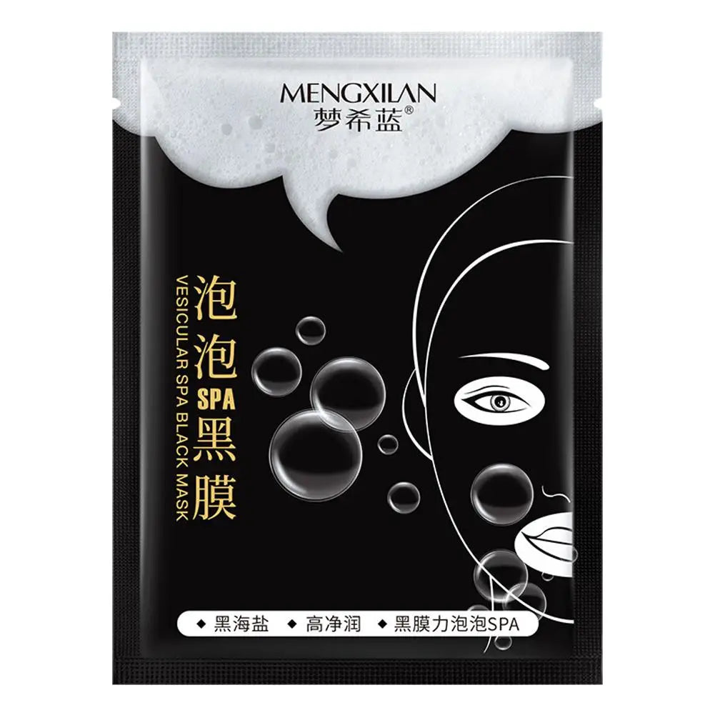 1/5/10/20PCS MERCILEN Breath Bubble Mask Bamboo Charcoal Black Mask Deeply Absorbs, Purifies Pores, And Moisturizing Skin Care