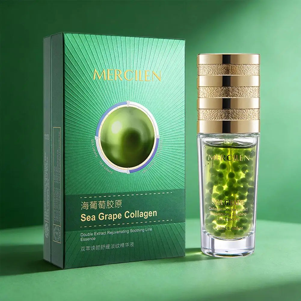 MERCILEN Sea Grape Collagen Serum 1/2/3/5pcs Deep Hydration Anti Aging Wrinkle Repair Skin Reduce Skin Rejuvenating Essence