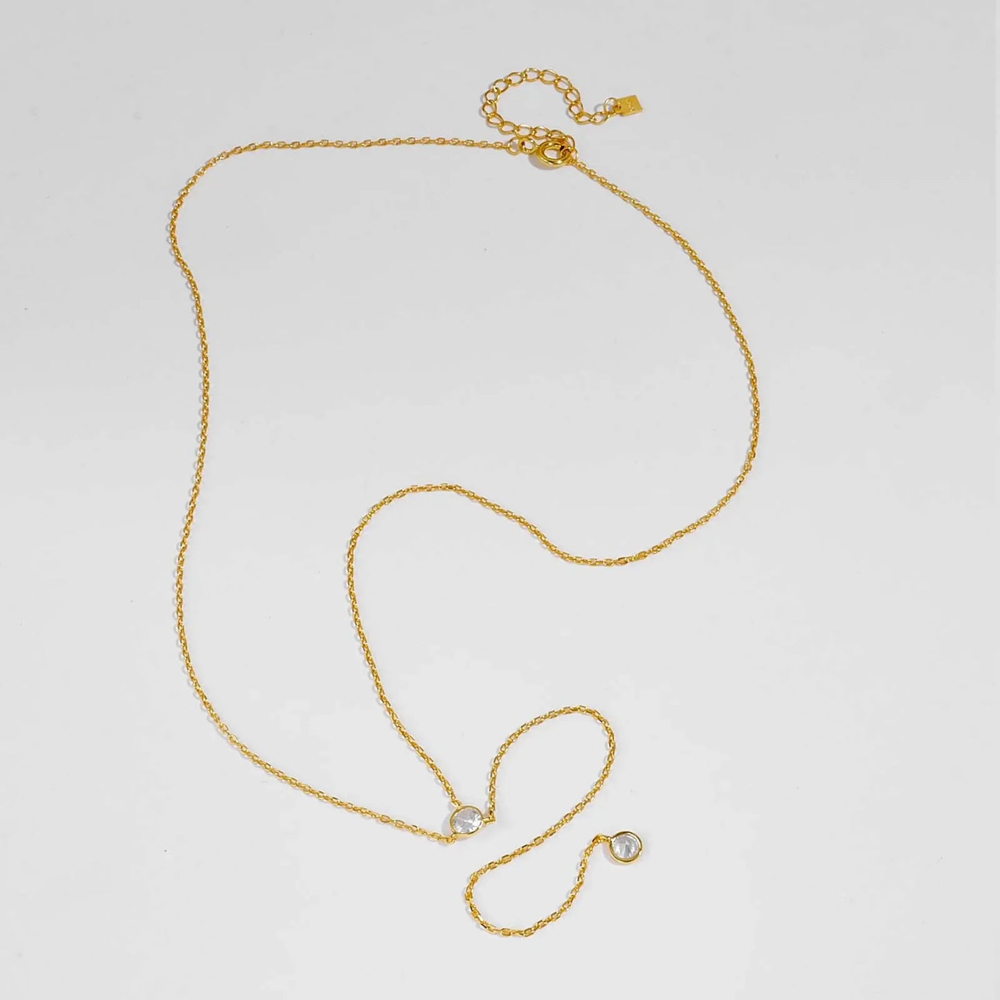 925 Sterling Silver Zircon Necklace