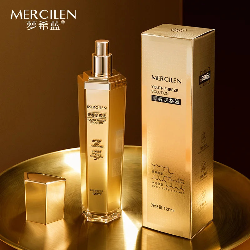 MERCILEN Youth Freeze Solution Firming Wrinkles Moisturizing And Moisturizing Facial Serum Anti-Dullness Facial Treatment 120ml