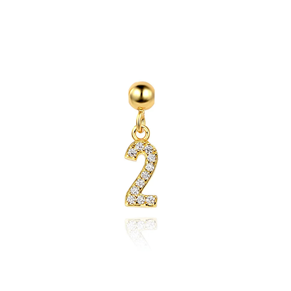 ANDYWEN 925 Sterling Silver Personalize Number 0 to 9 Charm Key Dinosaur Astronaut Bracelet Women Luxury Jewelry Making Gift