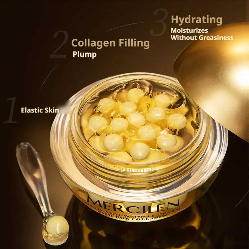 MERcilen Golden Caviar Collagen Cream  Deeply Penetrating Improves Elasticity And Plumpness And Delays Aging Skin Care