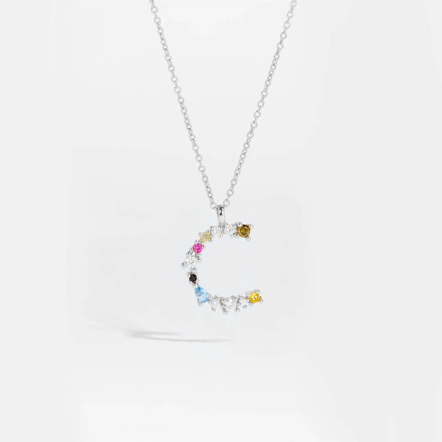 925 Sterling Silver 26 Letters Gold  Jewelry