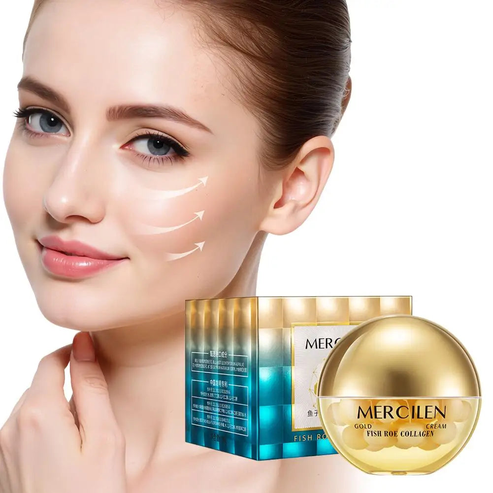 MERcilen Golden Caviar Collagen Cream  Deeply Penetrating Improves Elasticity And Plumpness And Delays Aging Skin Care