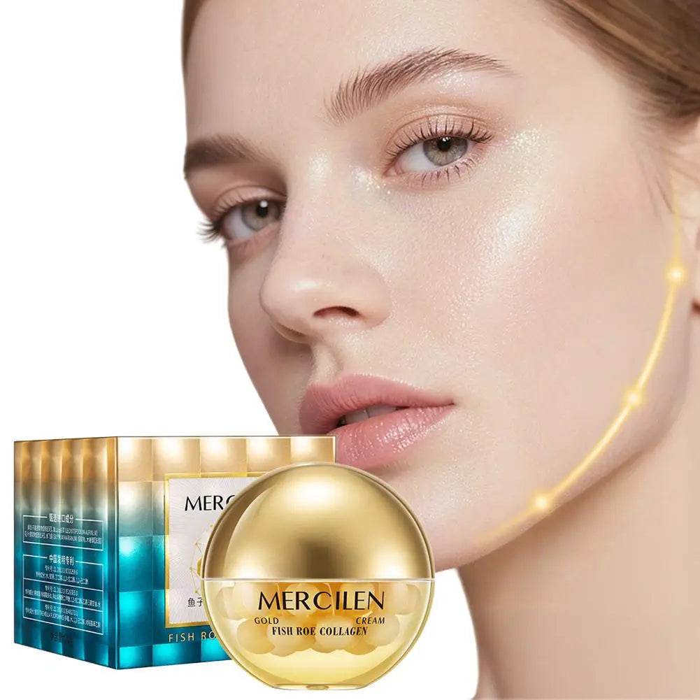 MERcilen Golden Caviar Collagen Cream  Deeply Penetrating Improves Elasticity And Plumpness And Delays Aging Skin Care