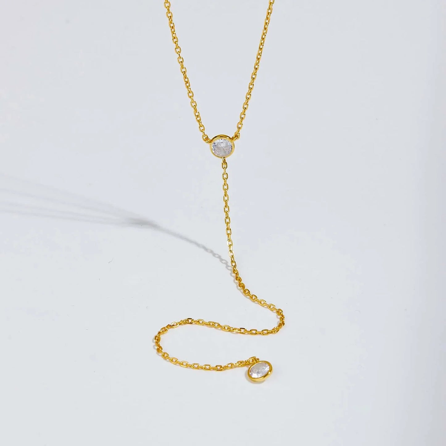 925 Sterling Silver Zircon Necklace