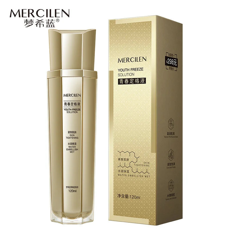 MERCILEN Youth Freeze Solution Firming Wrinkles Moisturizing And Moisturizing Facial Serum Anti-Dullness Facial Treatment 120ml