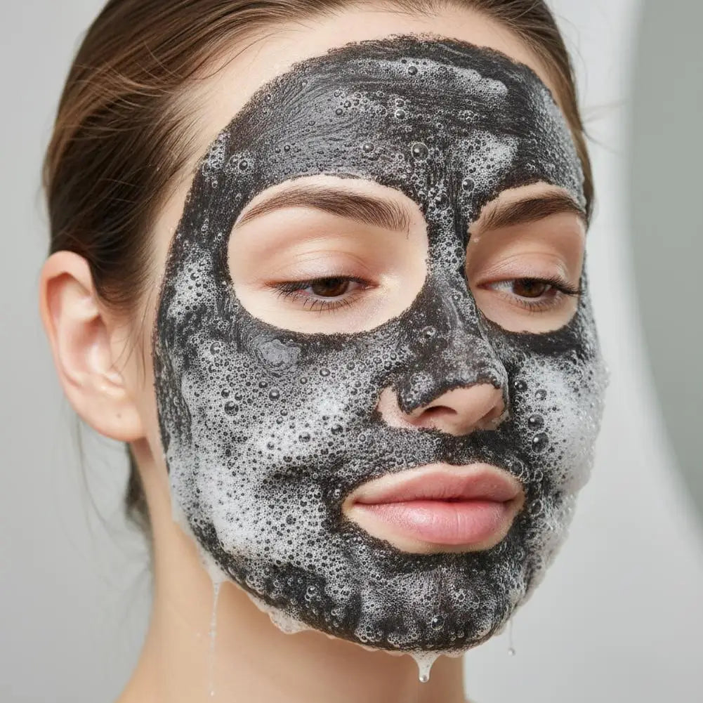 1/5/10/20PCS MERCILEN Breath Bubble Mask Bamboo Charcoal Black Mask Deeply Absorbs, Purifies Pores, And Moisturizing Skin Care
