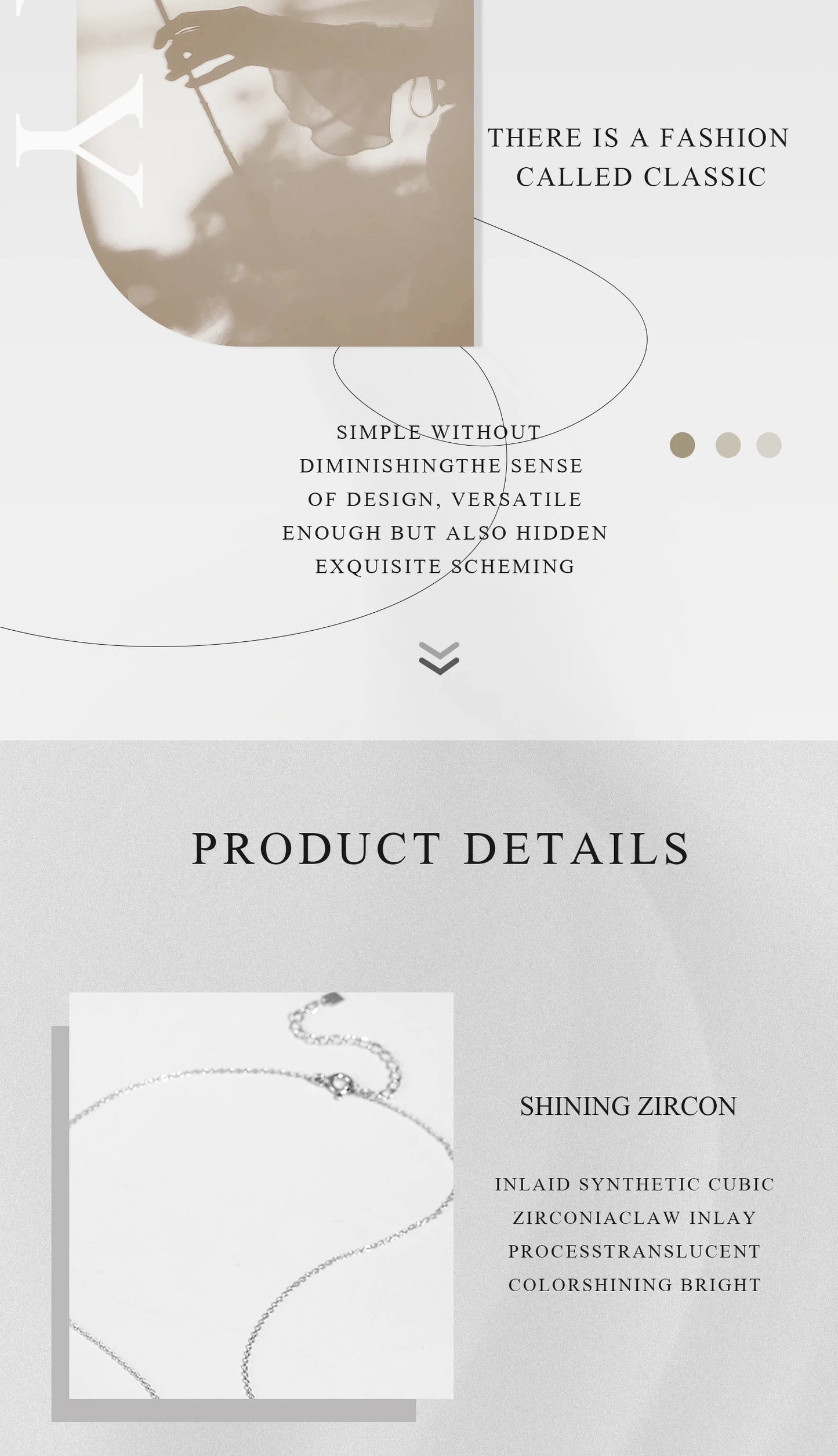 ANDYWEN 925 Sterling Silver Gold
