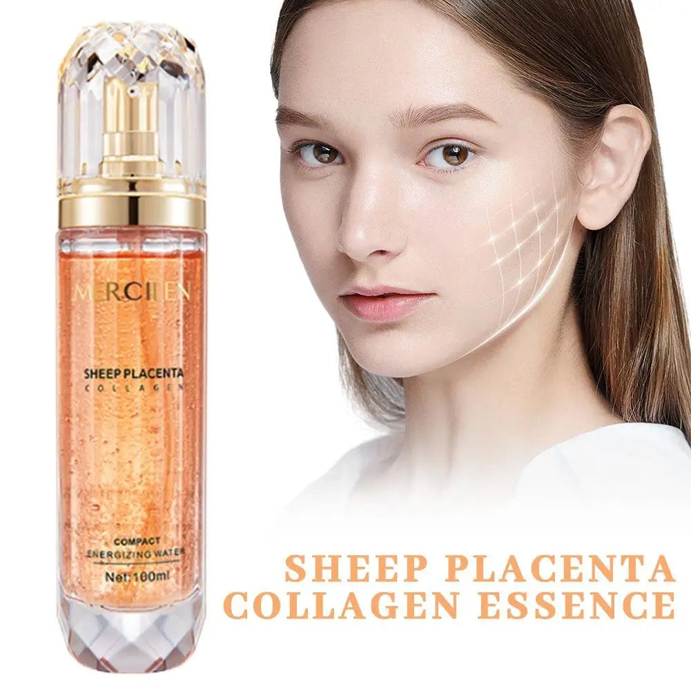 100ml Mercilen Sheep Placenta Essence Deep Nourishing Strengthen Skin Barrier Anti Wrinkle Essence Fine Lines Facial Essence