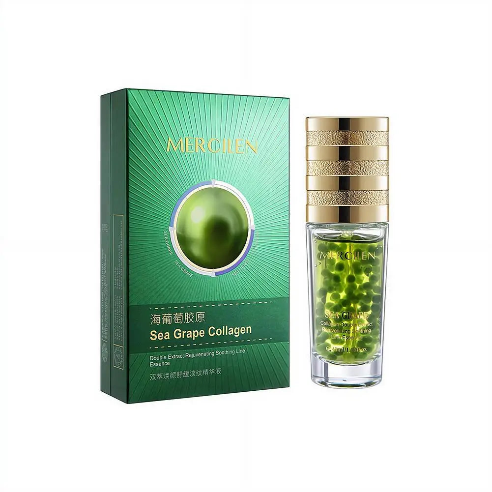 MERCILEN Sea Grape Collagen Serum 1/2/3/5pcs Deep Hydration Anti Aging Wrinkle Repair Skin Reduce Skin Rejuvenating Essence