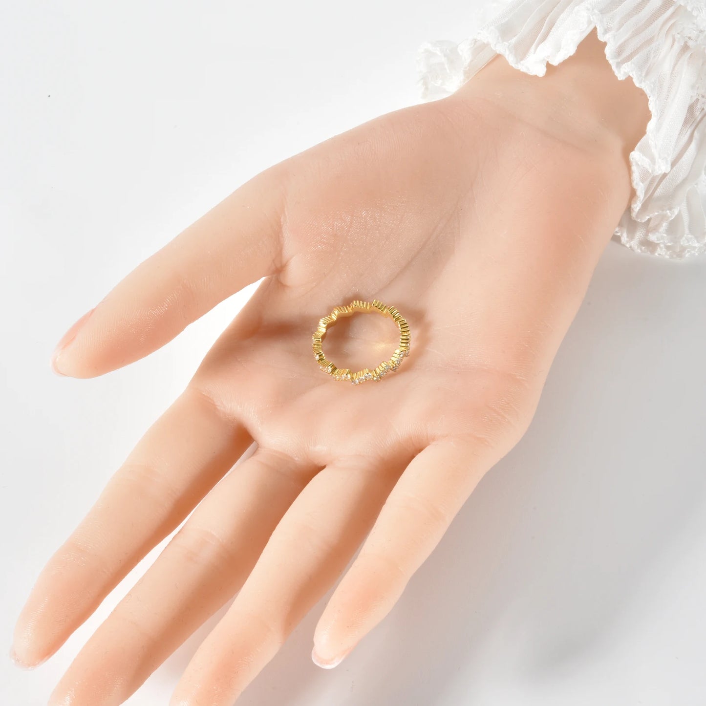 New ring  925 Sterling Silver  Luxury Jewelry  Crystal