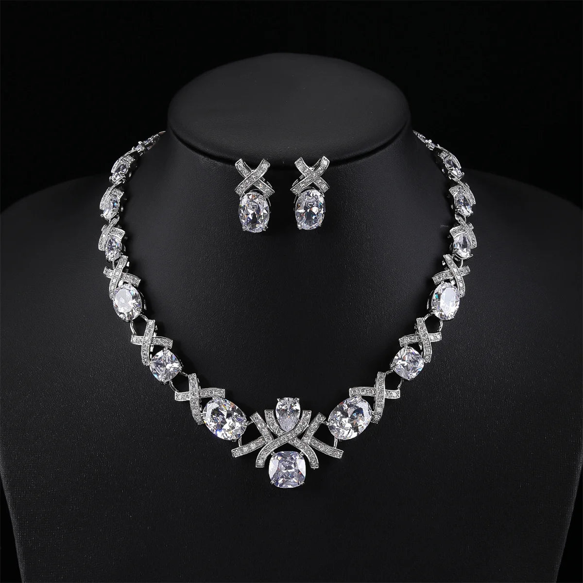 Luxury Pieces High Quality Zirconia Fashion Zirconia  Set Jewelry Zirconia