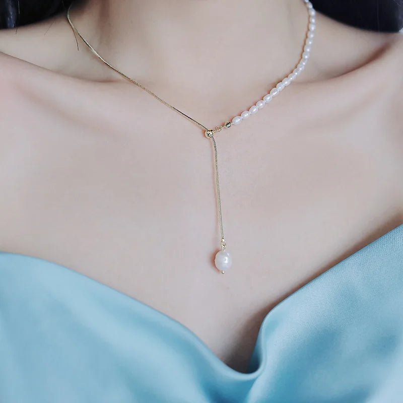 100% Natural Freshwater Pearl 14K Gold  Jewelry