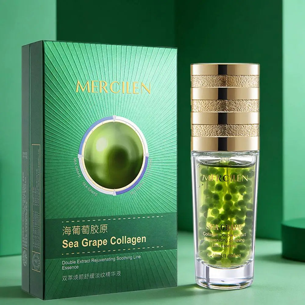 MERCILEN Sea Grape Collagen Serum 1/2/3/5pcs Deep Hydration Anti Aging Wrinkle Repair Skin Reduce Skin Rejuvenating Essence