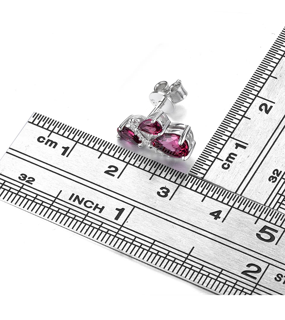 Natural Rhdolite Rose Garnet Sterling Silver