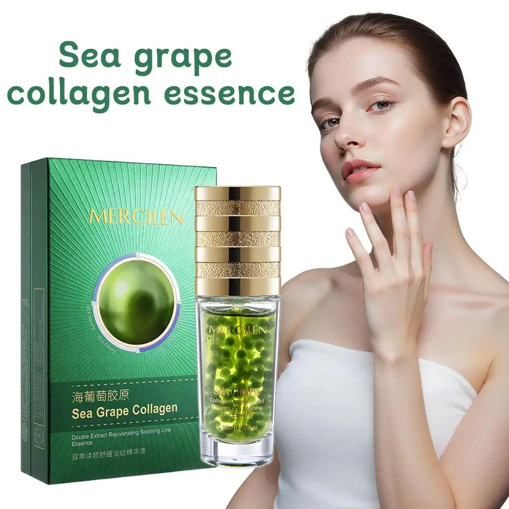 MERCILEN Sea Grape Collagen Serum 1/2/3/5pcs Deep Hydration Anti Aging Wrinkle Repair Skin Reduce Skin Rejuvenating Essence