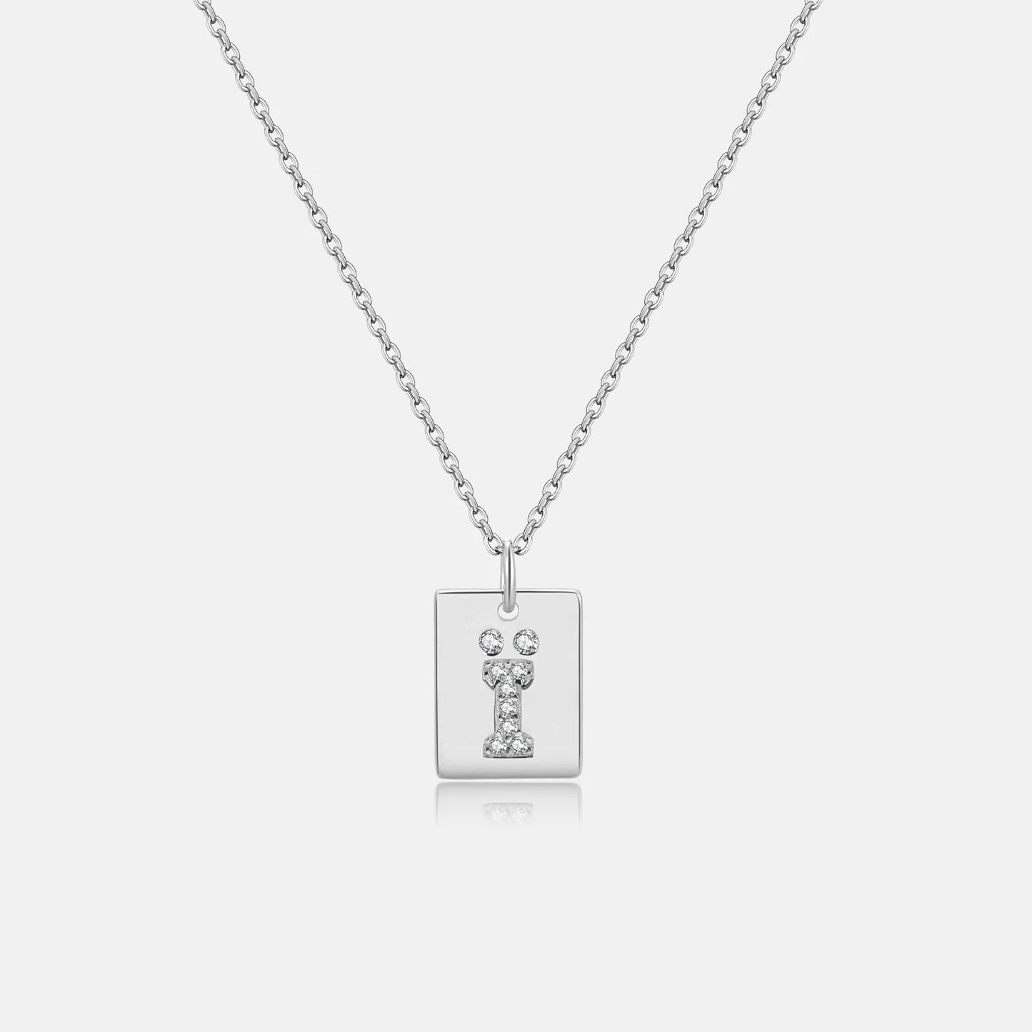 925 Sterling Silver Gold Square