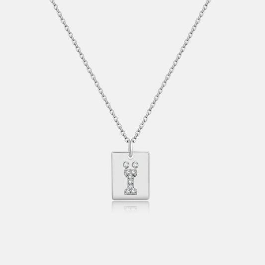 925 Sterling Silver Gold Square