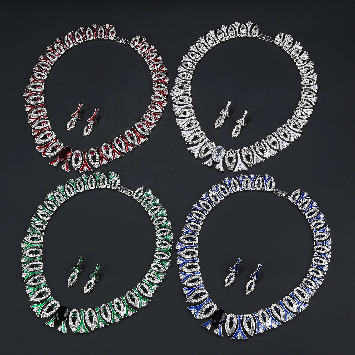 Fashion  Zirconia Set Jewelry