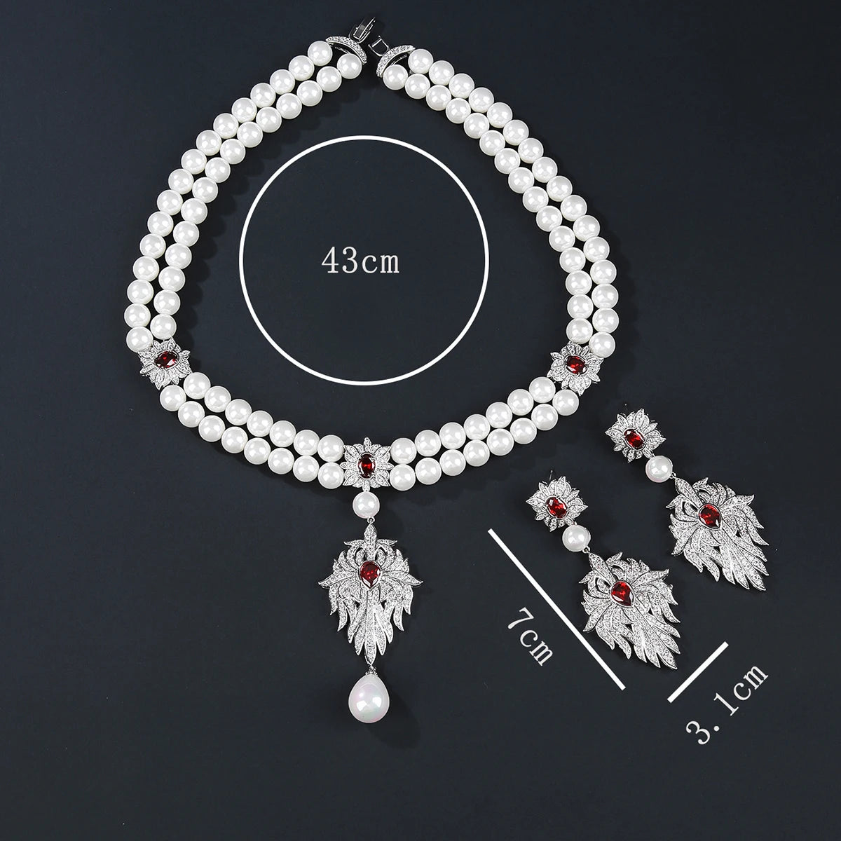 Luxury  Zirconia  Set  Wedding Jewelry