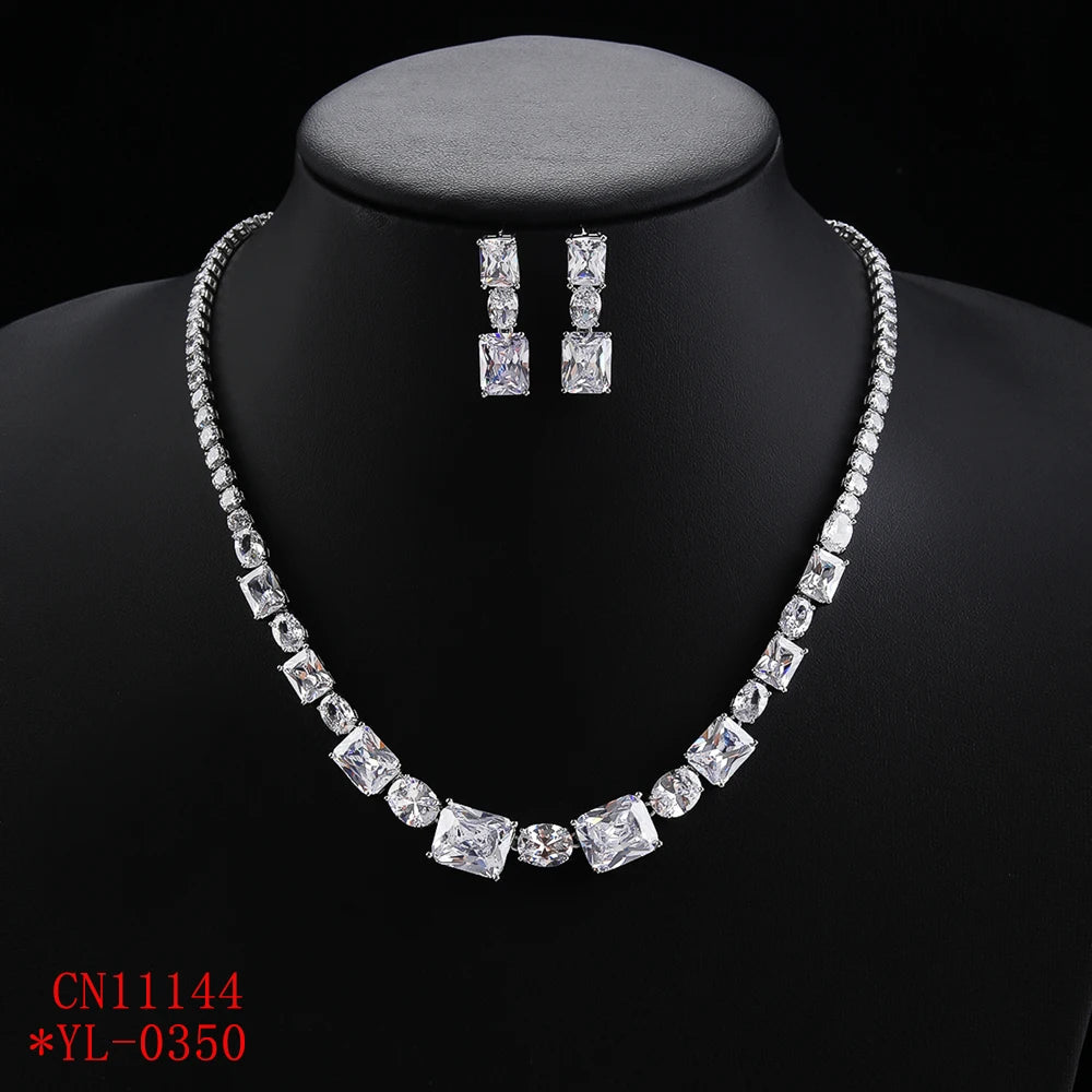 Luxury  Sets  Wedding Zircon  Accessories