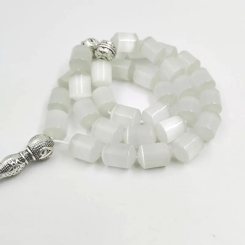 Natural 5A Stone cat's eyes Tasbih 10x13MM barrel  beads beads stone Rosary