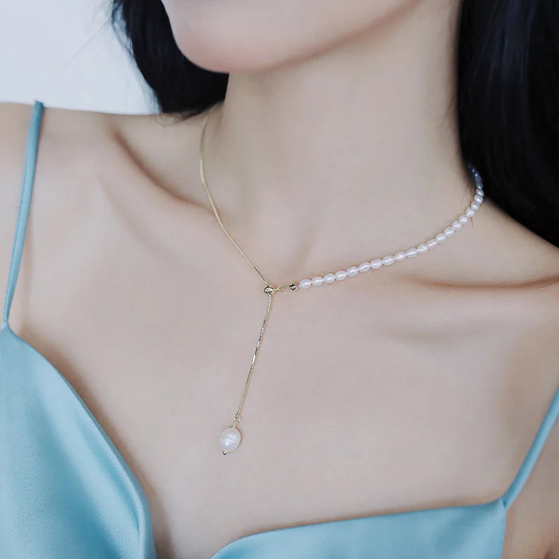 100% Natural Freshwater Pearl 14K Gold  Jewelry