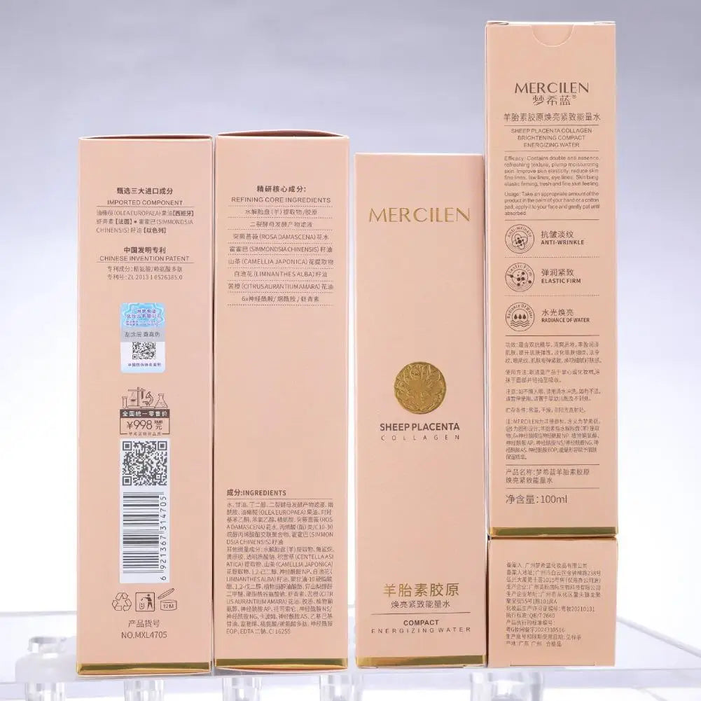 100ml Mercilen Sheep Placenta Essence Deep Nourishing Strengthen Skin Barrier Anti Wrinkle Essence Fine Lines Facial Essence